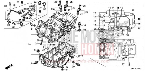 CARTER MOTEUR ADV750H de 2017